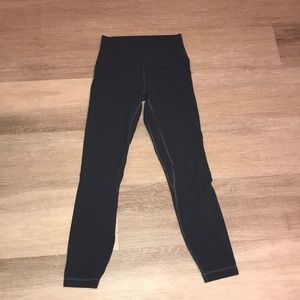 Dark blue lululemon align leggings